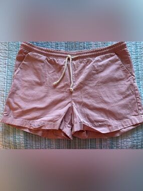Joe Fresh Dusty Rose Drawstring Shorts
